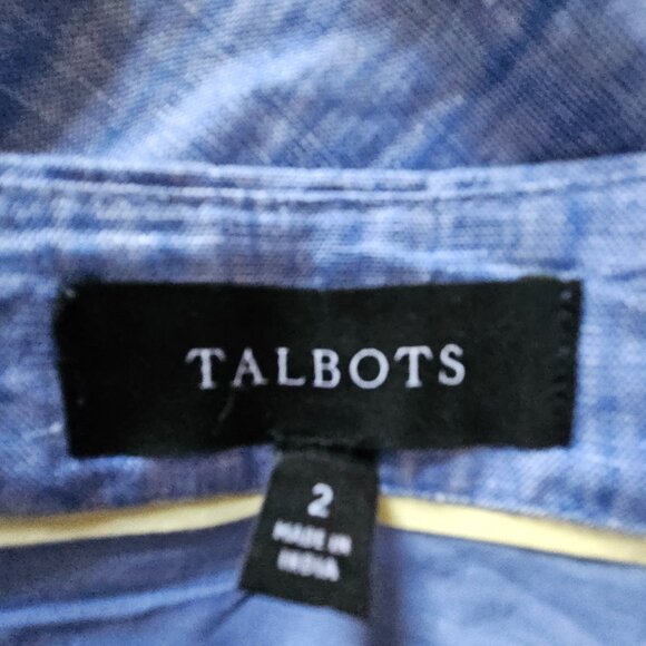 Summer A-line linen/cotton skirt from Talbots - Picture 2 of 7